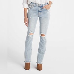 Light Blue Distressed Women Jeans